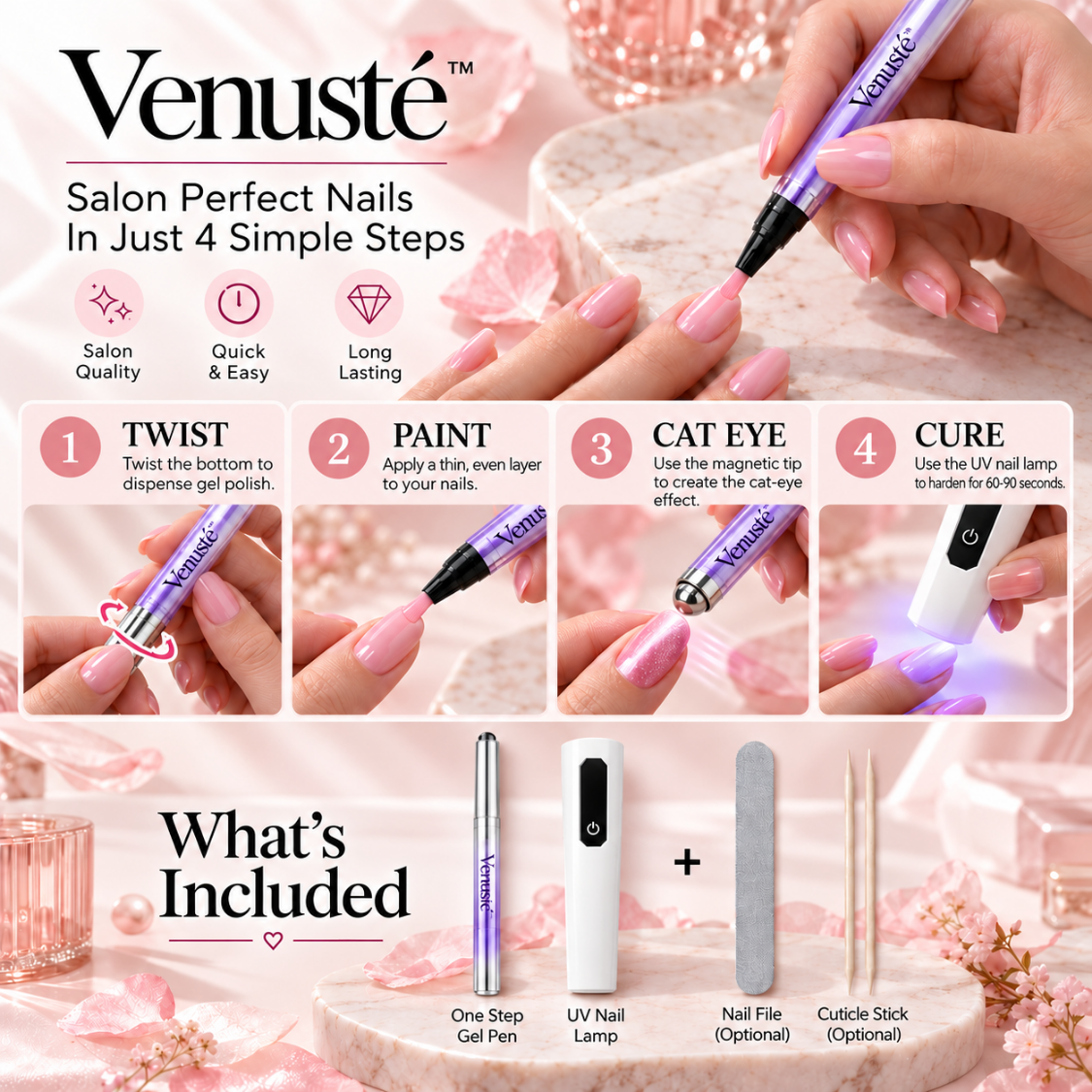 Venusté Pocket Salon Set